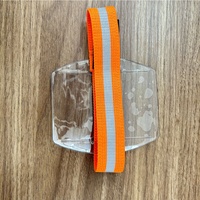Porte-badge de ski haute visibilité, bracelet porte-carte d'identité, porte-badge de poignet