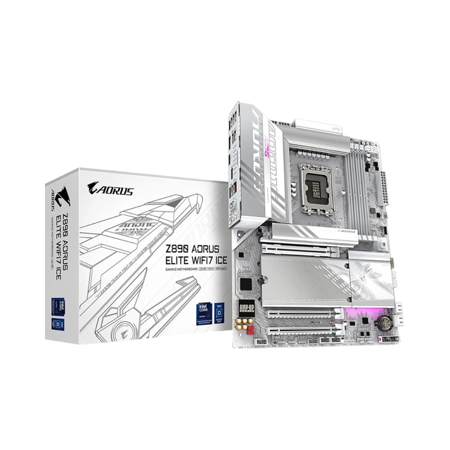 New GIGABYTE Z890 AORUS Elite WIFI7 ICE Intel Core Ultra (Series 2) LGA 1851 Motherboard ATX DDR5 3X M.2 PCIe 5.0 Thunderbolt 4