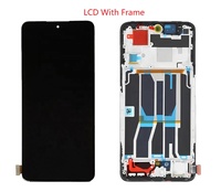 Écran complet avec cadre pour OnPlus 10R CPH2411 AMOLED LCD Tactile Numériseur Pièces de rechange pour réparation de téléphone portable