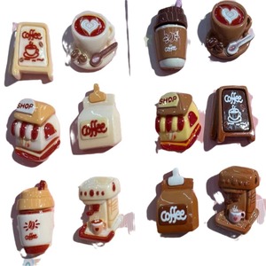 เคสโทรศัพท์มือถือเรซิ่นลายการ์ตูนแก้วกาแฟ 3 มิติ กิ๊บติดผม เครื่องประดับเรซิ่น DIY งานฝีมือเรซิ่นรูปแก้วกาแฟน่ารักสำหรับตกแต่ง - Product Image 6