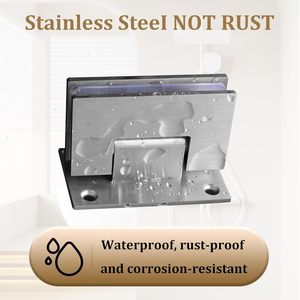 Chất lượng cao <span class=keywords><strong>solid</strong></span> <span class=keywords><strong>brass</strong></span> h loại 90 độ tường để Glass vòi hoa sen cửa bản lề cho vòi hoa sen cửa - Product Image 5