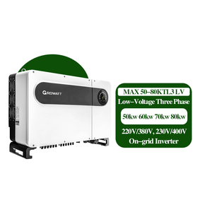 ระบบโซลาร์เซลล์ไฮบริดแบบเชื่อมต่อกริด Growatt 50KW 60KW 70KW 80KW - ระบบชาร์จ MPPT 24V 48V เป็น AC 220V/380V [จัดจำหน่ายจากโรงงาน] - Product Image 3
