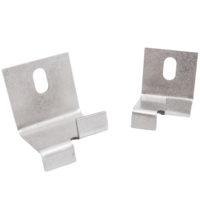 Support de protection d'angle en acier inoxydable 304 pour marbre - Système de revêtement mural et de revêtement d'angle pour escaliers et murs (montant/descendant)