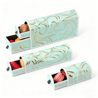 Boîte à tiroir d'emballage personnalisé de luxe pour biscuit macaron Thé de l'après-midi Desserts sucrés Boîte à macaron Cookie Emballage en papier pour aliment cadeau
