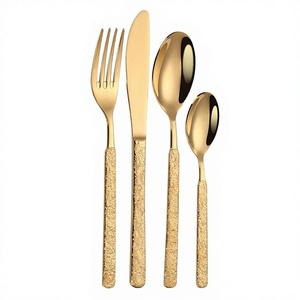 Juego de Cubiertos de Acero Inoxidable de Primera Calidad para Mesa de Comedor |   Juego de Cubiertos Ecológicos Modernos (Cuchara, Tenedor y Cuchillo) para Uso en el Hogar, Restaurantes y Fiestas - Product Image 1