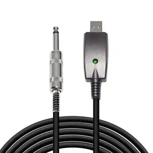 3M Gitaar Audio Bas 1/4 "Usb Naar 6.3Mm Jack Aansluiting Instrument Kabel