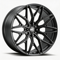 Jantes forgées personnalisées 18 19 20 21 pouces 5x114.3 Noir brillant à rayons multiples pour Lexus RZ RX NX SUV de luxe et voitures de performance