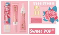 Nouvelle Crème Anti-Rides et Éclaircissante pour les Yeux au Rose Doux, pour Femmes, Tous Types de Peau, Lotion Hydratante Marque Privée OEM/ODM