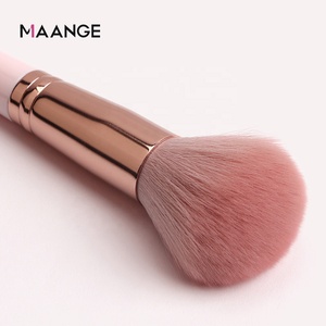 MAANGE — pinceaux <span class=keywords><strong>de</strong></span> maquillage, simple, en rose, pour <span class=keywords><strong>fond</strong></span> <span class=keywords><strong>de</strong></span> <span class=keywords><strong>teint</strong></span>, poudre, Blush, bon marché - Product Image 5