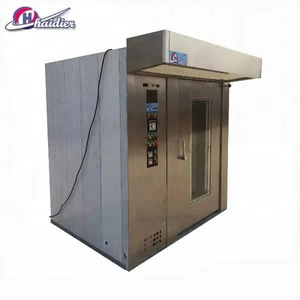 Il <span class=keywords><strong>forno</strong></span> rotativo competitivo dello scaffale dei vassoi 16/32/64 elettrici/gas/diesel di alta qualità per la fabbricazione del pane, della torta, dell'<span class=keywords><strong>hamburger</strong></span>, del pane tostato, della pizza ecc. - Product Image 1
