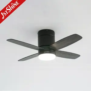 1stshine led ceiling fan small flush mounted 36 inches reversible MDF blades ceiling fan with light