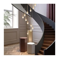 CBMmart Chaise d'escalier moderne pour bébé d'intérieur avec éclairage LED, capteur de mouvement, recharge, antidérapante, effet marbre, prix pierre