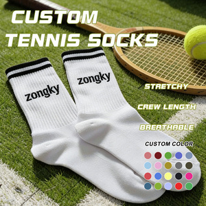 <span class=keywords><strong>Calcetines</strong></span> de Tenis Juveniles Antiampollas Personalizados, 100% Algodón, Suaves y Transpirables, Muestras Gratis, Logotipo Personalizado, Compras al por Mayor para Jugadores de Tenis Amateur - Product Image 1