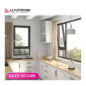 Luvindow Personalizado Janela De Vidro De Alumínio Casement Container House Casa Casa Prefabricada Inclinar e Virar Janela De Alumínio - Product Image 4