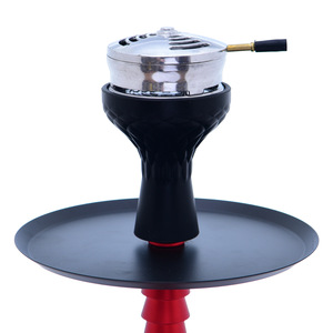 Hookah Đầu Silicone Bọc Than Shisha Sáu Lỗ Và Bát Hookah Shisha Bằng Thép Không Gỉ Bát Đựng Than Hookah Đức - Product Image 1