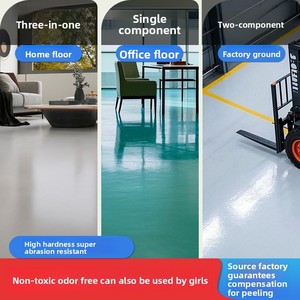 Epoxy Floor <b>Paint</b> Can Be Used Immediately After Opening. Cement Floor <b>Paint</b>, Water-based Resin, Anti-wear Workshop, Anti-static - Product Image 4