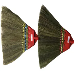 天然草扫帚清洁扫帚和扫帚地板屋户外清洁扫帚草扫帚制造商中国