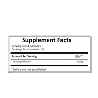 Capsules de phosphatidylsérine en vrac ODM |    Complément de phosphatidylsérine certifié Halal avec étiquette personnalisée pour le soutien du bien-être cérébral