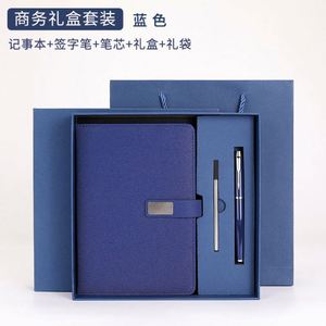 Wholesale Promotional Luxury Gift Items Notebook A5 Leather Journal Custom Diary Notebook Gift Set With <b>Pen</b> and <b>Refill</b> for Sale - Product Image 6