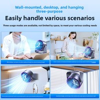 Ventilateur de circulation d'air USB de bureau, 5 vitesses, 154x80x167mm, petit, silencieux, forte puissance de ventilation, modèle Z8 pour dortoirs d'étudiants et bureaux