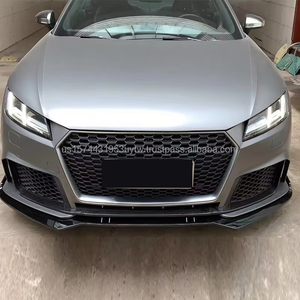Grille avant argentée de remplacement OEM avec cadre inférieur pour 15-19 Audi TTRS MK3FV | Stock US | Remises en gros - Product Image 5