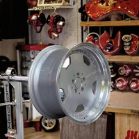 Nouvelles jantes de voiture YQ-R de remplacement, jantes en alliage à fond profond 5X112, 17*8j/9.5j, style sport racing concave, finition argentée