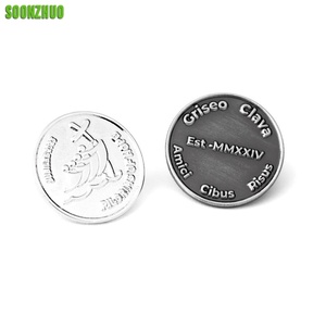 Badge personnalisé en alliage de zinc de haute qualité, broche de revers en émail souple, épingle métallique sur mesure, emblème frappé à l'outil - Product Image 2