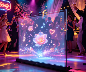 Pantalla de Proyección Holográfica 3D Portátil para Bodas y Fiestas - Product Image 5