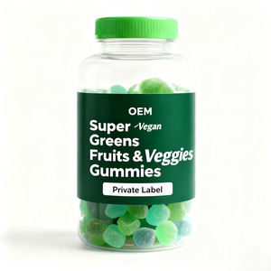 थोक शीनपर शाकाहारी सुपर ग्रीन्स गामी कैंडी आहार फाइबर प्रोटीन पाचन एंजाइम वयस्क पाचन स्वास्थ्य - Product Image 1