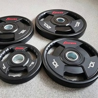 Disques de musculation en fonte à revêtement antidérapant en forme d'éventail pour l'entraînement de force et l'haltérophilie, équipement de gym à domicile