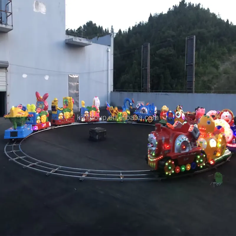 인기있는 엔터테인먼트 놀이 공원 미니 전기 트랙 기차
