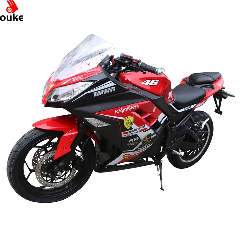 Top quality adult sports motorcycles gasoline electric fuel motorcycles 350cc 5000w