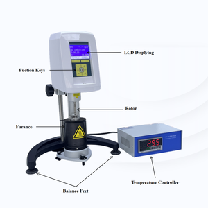 RV-SSR-H Hochtemperatur-Rotationsviskosimeter Digitaler Viskositätstester mit Heizfunktion Vielseitig Einsetzbar - Product Image 2