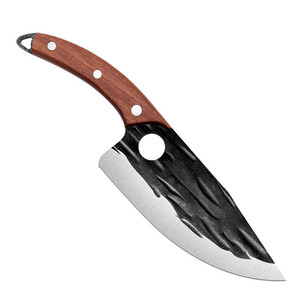 Yangjiang-made hand-forged <b>boning</b> <b>knife</b>, slaughtering <b>knife</b>, skinning and cutting <b>knife</b> with pointed tip, butcher's <b>knife</b> for - Product Image 5