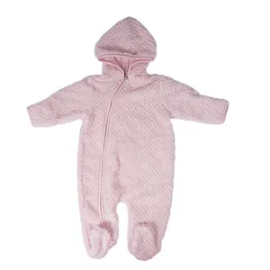 Barboteuse jacquard en molleton de corail pour bébé, vêtements pour nouveau-né tricoté, body