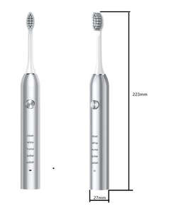 Brosse à dents électrique sonique IPX7 étanche, poils doux, soins bucco-dentaires pour adultes, minuterie intelligente, autonomie de 30 jours, usage domestique - Product Image 6