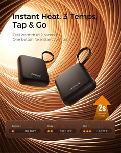OCOOPA Outdoor Mini 2 in 1 Penghangat Tangan dan Kaki Isi Ulang Listrik Portabel Mini Saku - Product Image 5