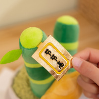 Plantes en pot en peluche jouets en peluche arbres riches fleurs pour la richesse symbolisme ornements de poupée significatifs pour salon bureau