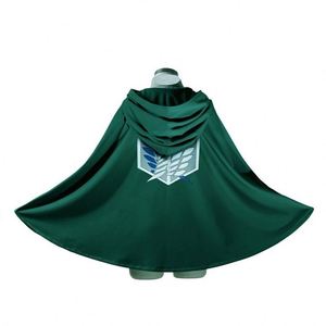 Capa de Anime No Kyojin, Disfraz de Cosplay, Fantasía, Ataque a los Titanes, Sudadera con Capucha, Abrigo de la Legión de Exploradores de Eren - Product Image 3