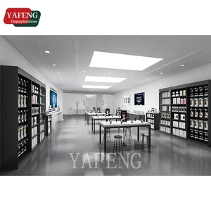 Điện tử tùy chỉnh tủ điện thoại với màn hình hiển thị cửa hàng chiếu sáng LED để sửa chữa điện thoại di động và thiết kế cửa hàng điện thoại di động - Product Image 4