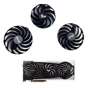 NOUVEAU Ventilateur de refroidissement 88mm FDC10U12S9-C 95MM 6PIN pour Sapphire <span class=keywords><strong>NITRO</strong></span> + AMD Radeon RX 6700 <span class=keywords><strong>6800</strong></span> 6900 XT GPU Graphics Card Fans - Product Image 2