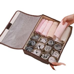 Boîte <span class=keywords><strong>de</strong></span> rangement <span class=keywords><strong>de</strong></span> sous-vêtements <span class=keywords><strong>de</strong></span> haute qualité avec couvercle séparateur <span class=keywords><strong>de</strong></span> <span class=keywords><strong>tiroir</strong></span> pour ranger les chaussettes <span class=keywords><strong>de</strong></span> soutien-gorge stockage <span class=keywords><strong>de</strong></span> garde-robe <span class=keywords><strong>de</strong></span> vêtements - Product Image 2