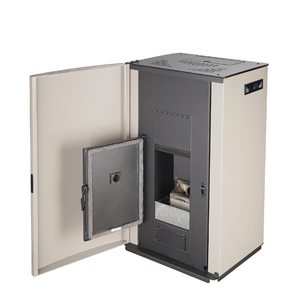 Stufa <span class=keywords><strong>a</strong></span> Pellet Idronica Automatica ad Alta Efficienza, Caldaia ad Acqua per Uso Residenziale, Caminetto <span class=keywords><strong>a</strong></span> Biomassa per Interni - Product Image 3