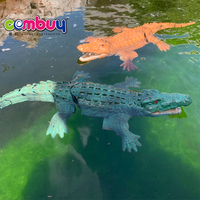 Simulación de control remoto, juguetes de natación de cocodrilo a control remoto