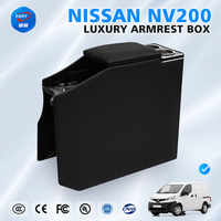Boîte de rangement pour accoudoir de console centrale Nissan NV200, accessoires intérieurs de voiture, accoudoir de rangée intermédiaire pour fourgonnette NV200