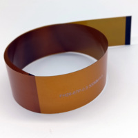 Kabel FFC Kuning Pitch 0.3mm A/A A/B 31P 51P 61P 67P untuk Modul Layar LCD LVDS