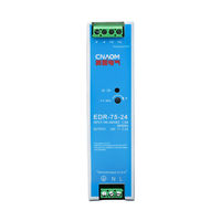 Alimentation industrielle sur rail DIN NDR-75-24 120W, convertisseur SMPS AC/DC 12V 24V 48V pour contrôle d'automatisation et système LED