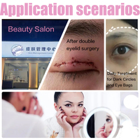 Coussinets oculaires en gel réutilisables en forme de croissant avec logo personnalisable pour le soulagement de la douleur et de l'stress – Vente en gros sur mesure