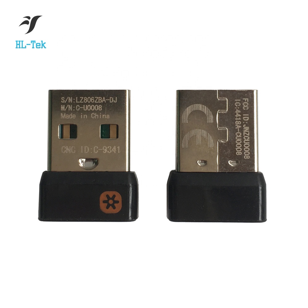 Neuer originaler 6mm Unifying Receiver USB Dongle für Logitech M185 Wireless Maus und Tastatur