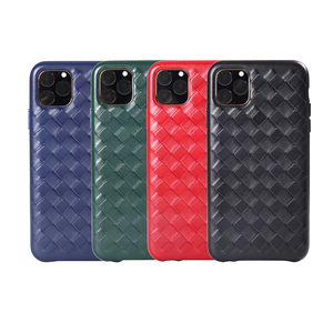 tejido caja de cuero del <span class=keywords><strong>tel</strong></span>éfono celular caja de cuero genuino de <span class=keywords><strong>tel</strong></span>éfono móvil para <span class=keywords><strong>Iphone</strong></span> <span class=keywords><strong>12</strong></span> - Product Image 2